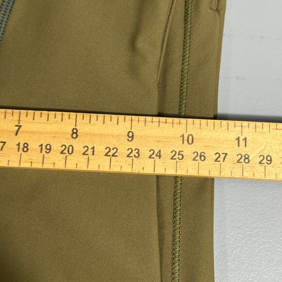 Bass Outdoor Womens Leggings Size XS Green Elastic Waist Side Pockets High Rise - Picture 10 of 11